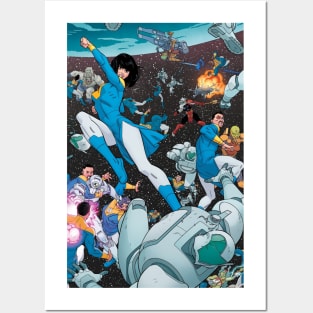 invincible scene Posters and Art